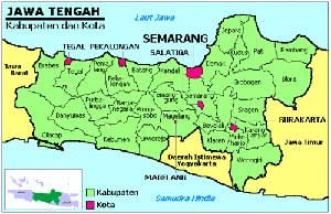 Peta Jawa Tengah Peta Jawa Tengah