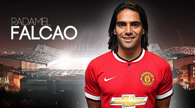 Radamel Falcao bahagia di United