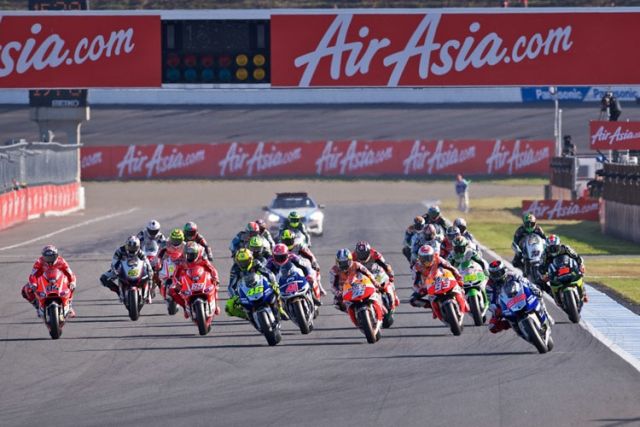 Suasana start seri Motegi 2013