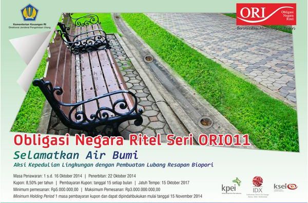 Obligasi Negara Republik Indonesia (ORI) Seri ORI011