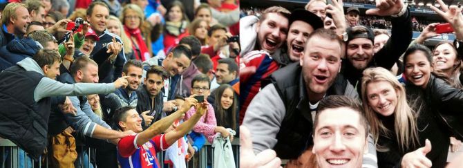 Robert Lewandowski Selfie