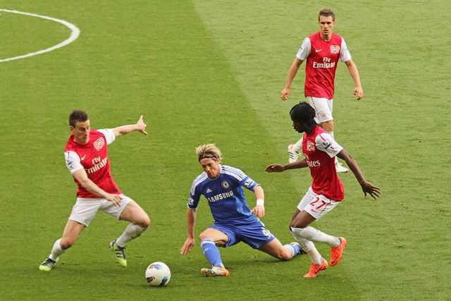 Fernando Torres, Laurent Koscielny, Gervinho dan Aaaron Ramsey ( Ronnie Macdonald/Flickr)
