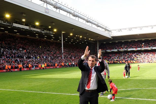 Brendan Rodgers menghormati pendukung Liverpool pada akhir musim yang panjang, keras tapi produktif (rodgmon/liverpoolecho)